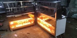Heavy Duty SS Chole Bhature Counter Delhi